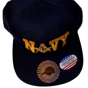 Navy Masonic Hat